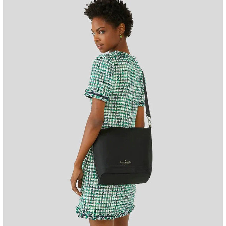 SALE!! ORIG & IMPORTED KS Chelsea Nylon Duffle Nylon Crossbody Black Bag