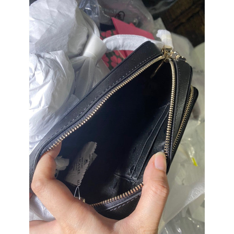 SALE! ❤️  KS Staci Dual Zip-Around Crossbody Small Bag in Black