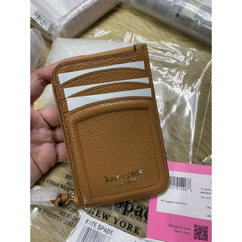 ORIG & IMPORTED KS Retail Knott Zip Cardholder Card Wallet