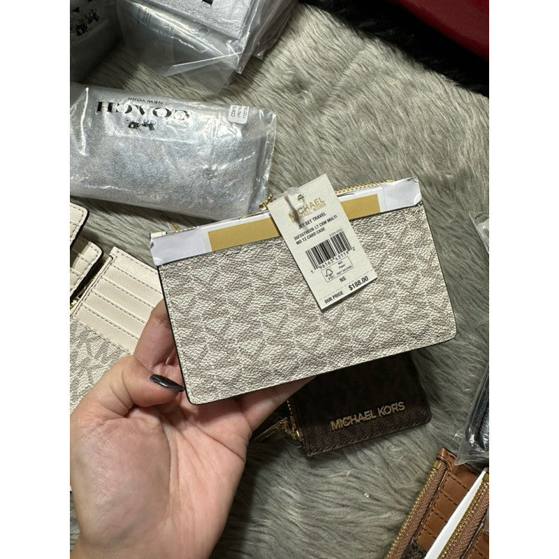 ORIG & IMPORTED MK Jet Set Travel Medium Card Case Wallet