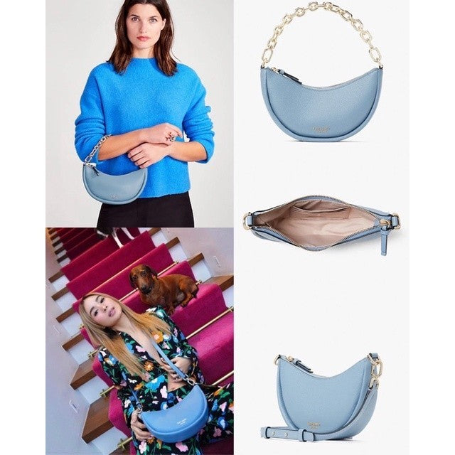 SALE! ❤️  KS smile small crossbody shoulder bag BLUE RETAIL