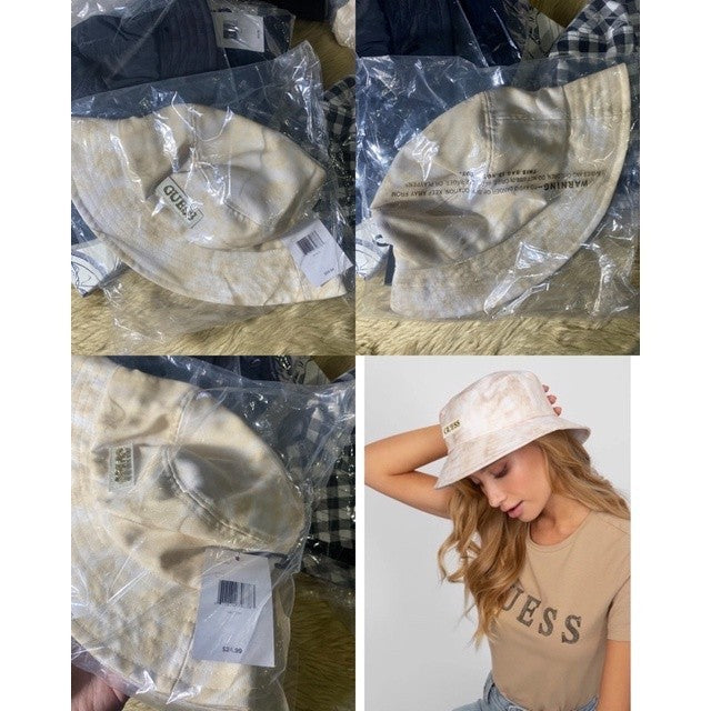 SALE! ❤️ AUTHENTIC Guess Logo Bucket Hat and Cap Nylon