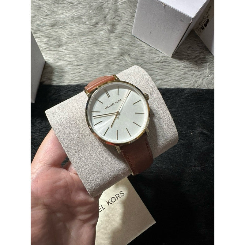 ORIG & IMPORTED MK Jayne Women Leather Brown Watch