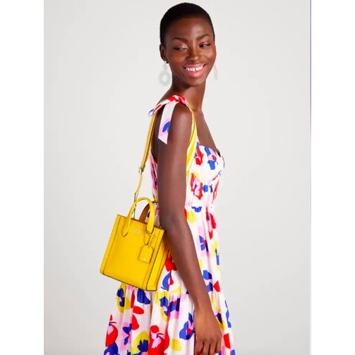 ORIG & IMPORTED KS Manhattan Mini Tote Bag in YELLOW