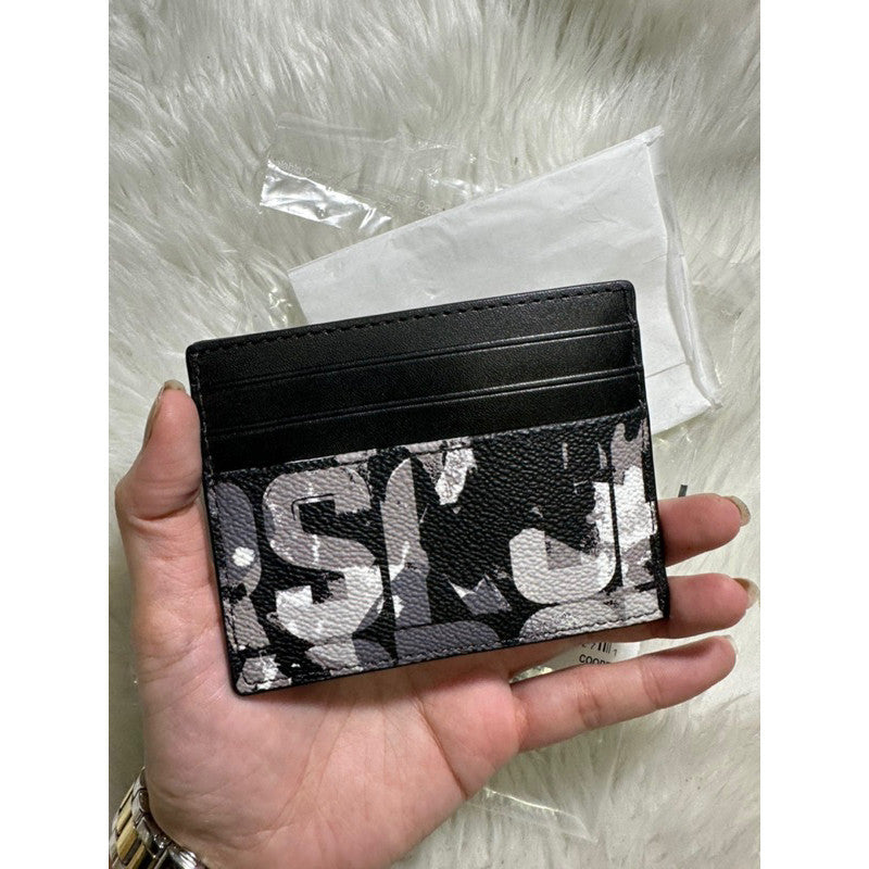 ORIG & IMPORTED MK Cooper Graphic Logo Tall Card Case Men's Wallet
