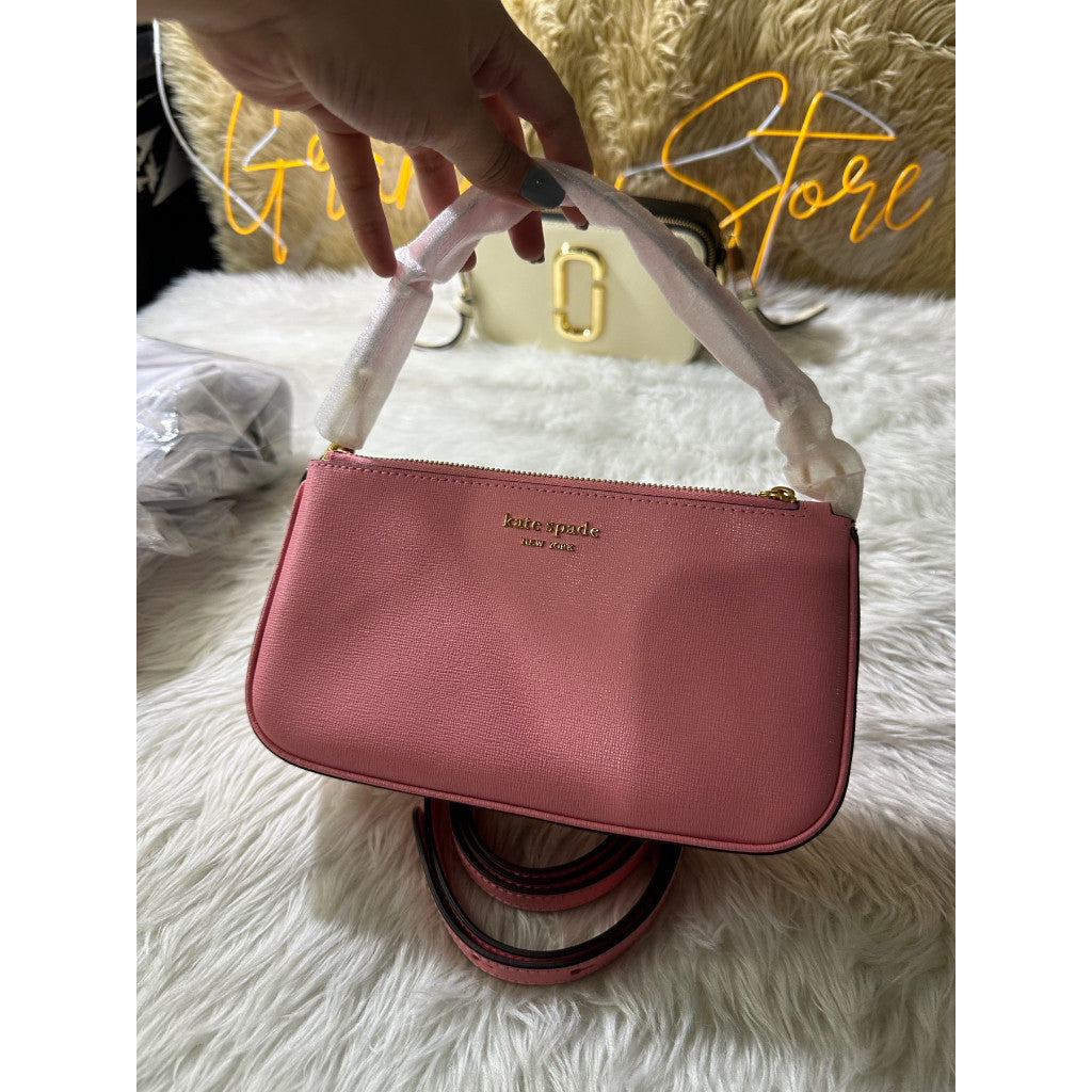 ORIG & IMPORTED KS Morgan East West Crossbody Retail Bag in Pink