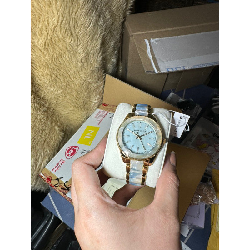 ORIG & IMPORTED AK Klein Women's Japanese Quartz Dress Watch, Blue AK/3214LBGB