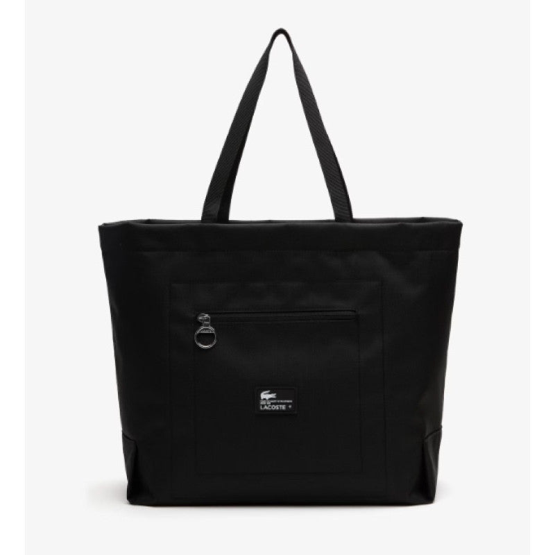 SALE! ORIG & IMPORTED LCT Unisex Contrast Branding Oversized Tote Black Bag