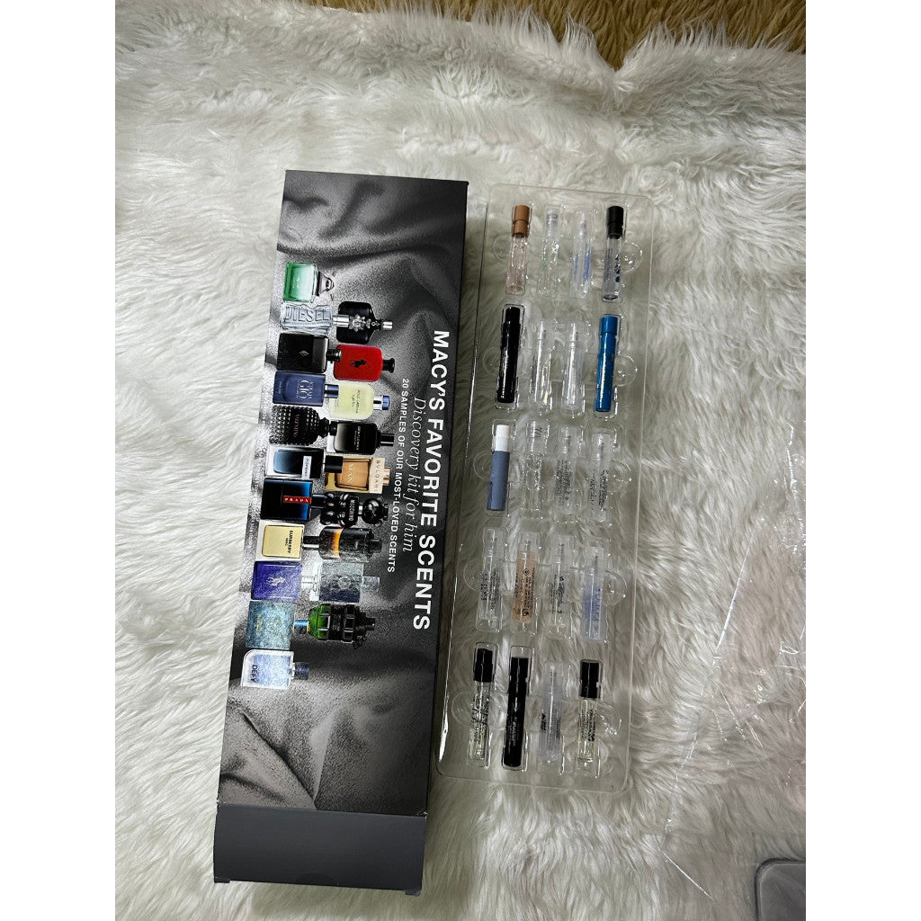 ORIG & IMPORTED 20-Pc. Favorites Perfume Sampler Set for Men