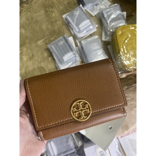 TB Miller Medium Flap Wallet Brown