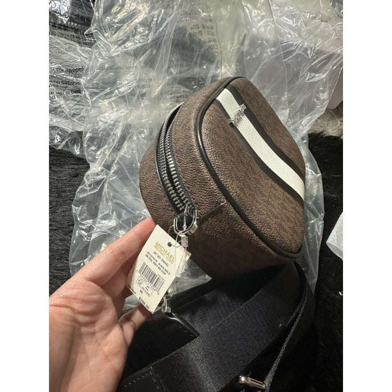 ORIG & IMPORTED MK Jet Set Oval Small Crossbody Bag Black