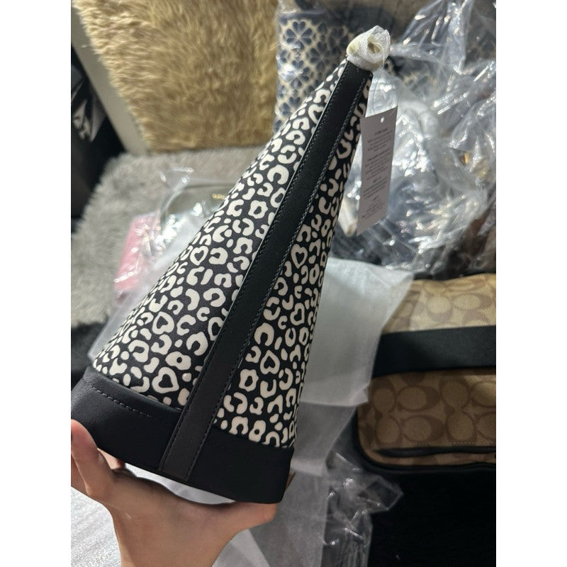 ORIG & IMPORTED KS Chelsea Leopard Duffle Crossbody Bag Leopard