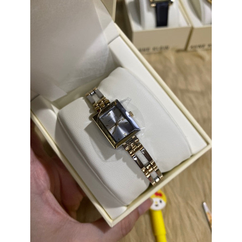 AK Klein Women's 10-4899SVTT Two-Tone Dress Watch
