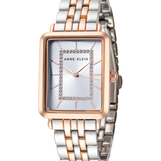 ORIG & IMPORTED AK Klein Women's Glitter Accented Bracelet Watch AK/3761SVRT