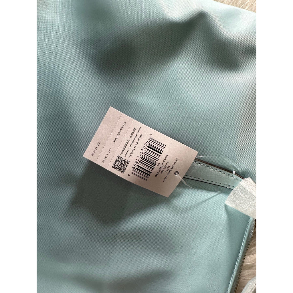SALE! ORIG & IMPORTED KS Kitt Large Nylon Tote Bag Aqua Pool Blue