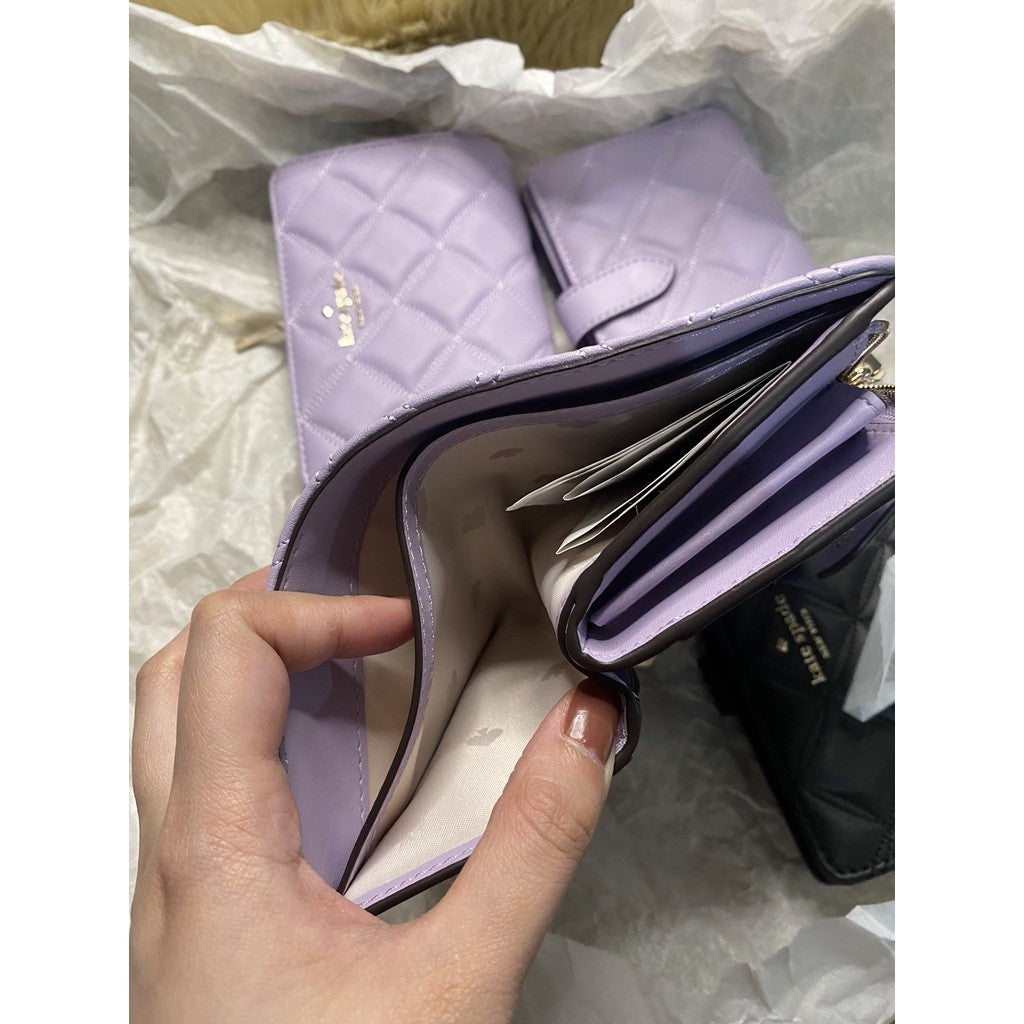 ORIG & IMPORTED KS Natalia Medium Compact Bifold Wallet in Lilac/Purple/Pink