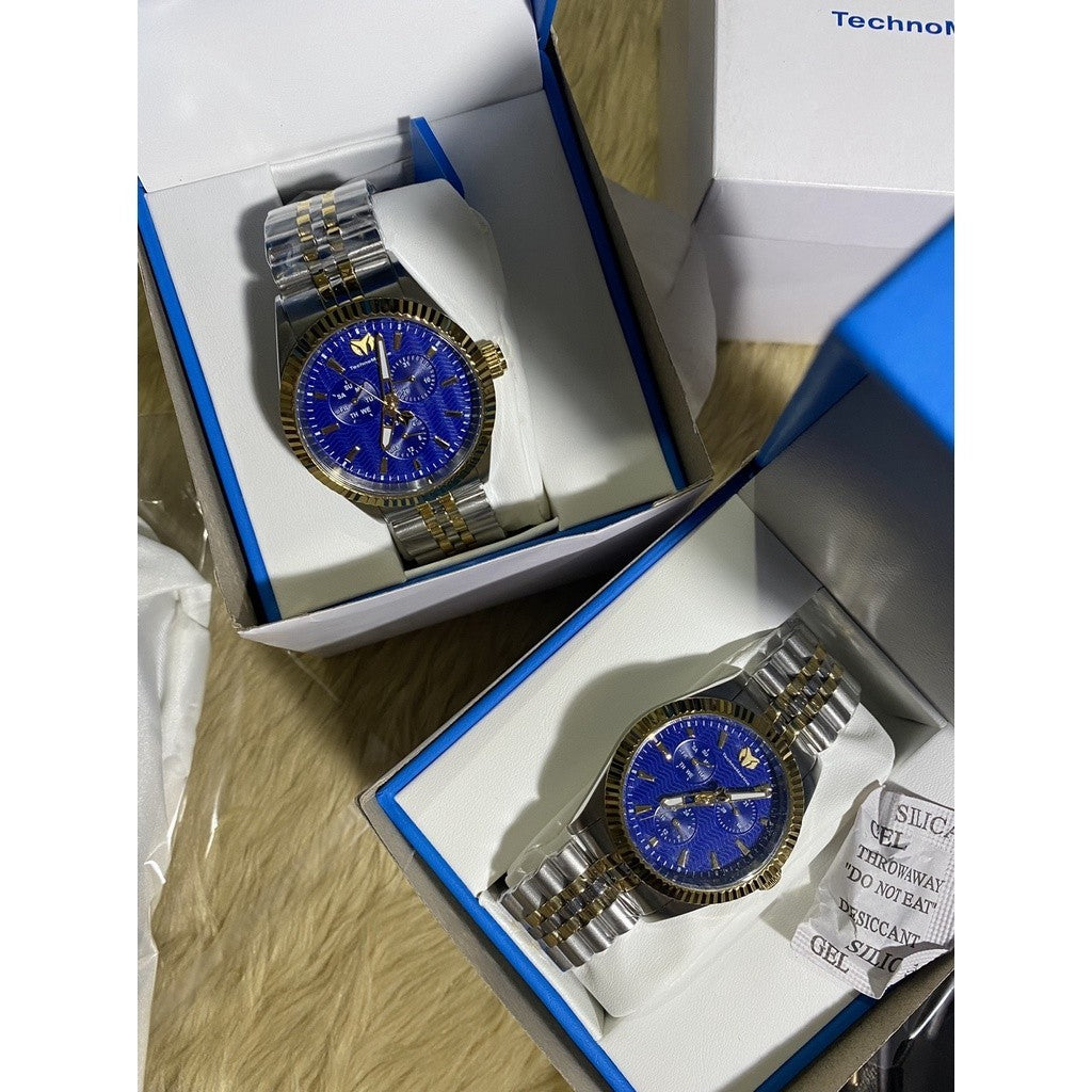 ORIG & IMPORTED TechnoMarine Sea Dream Men's Watch - 42mm, Steel, Gold (TM-719004)