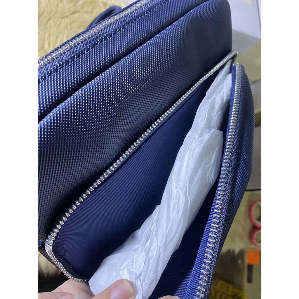 LCT Classic Camera Crossbody Bag in Navy for Men