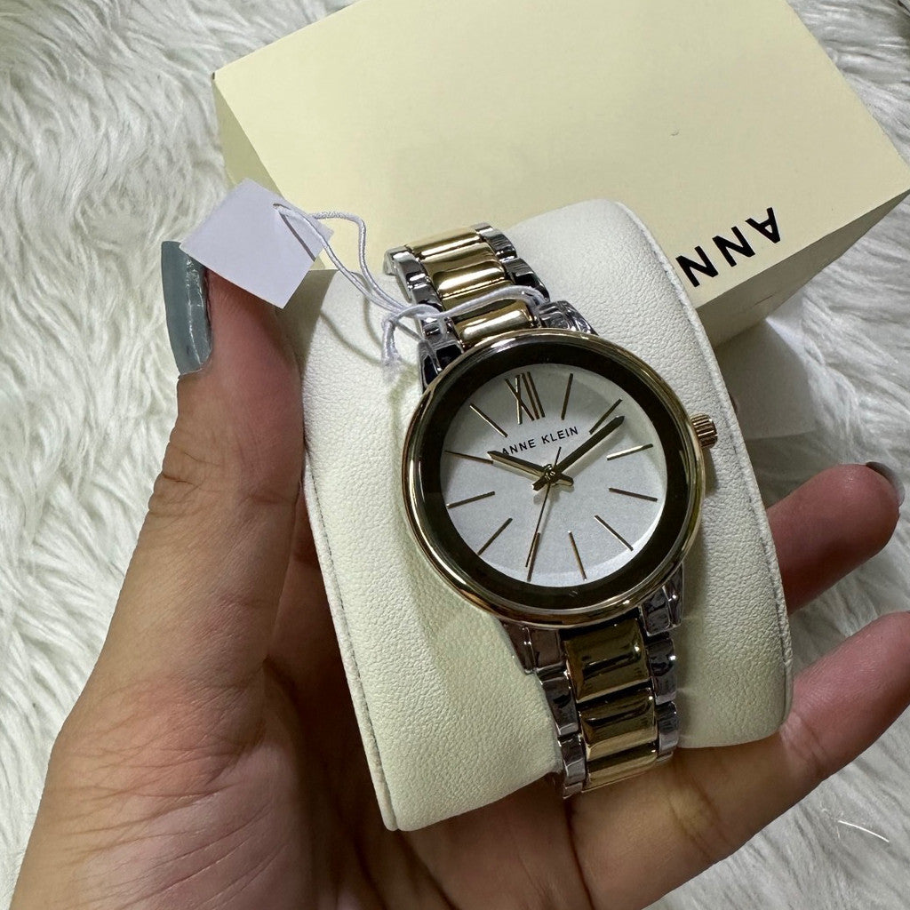 ORIG & IMPORTED AK Klein Women's Bracelet Two Tone Watch AK/3877SVTT