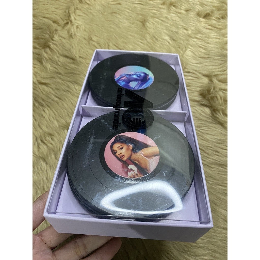ORIG & IMPORTED Ariana Grande Set of 6 Coasters RARE Collector's Item