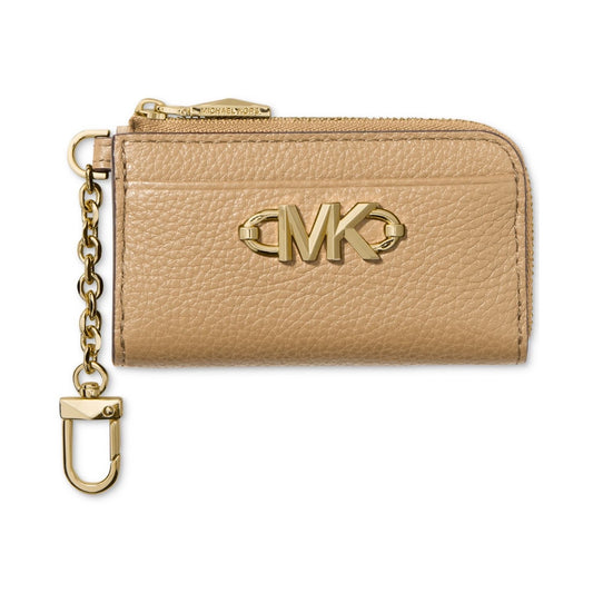 ORIG & IMPORTED MK Piper Small Zip Card Case Small Wallet Beige