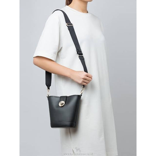 ORIG & IMPORTED KS Audrey Mini Bucket Bag Black