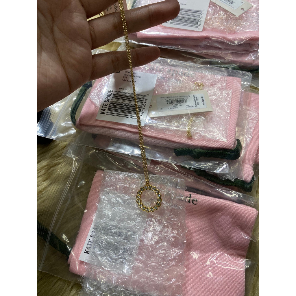 ORIG & IMPORTED KS Full Circle Mini Pendant Necklace