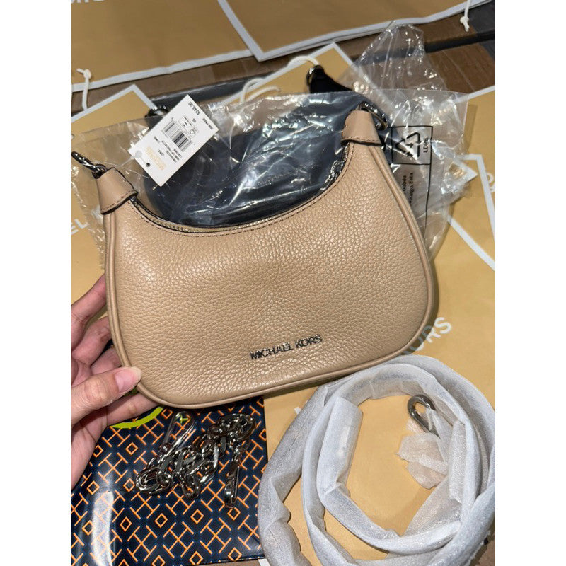 SALE! ❤️ ORIG & IMPORTED MK Cora Mini Zip Pouchette KiliKili Crossbody Bag Brown