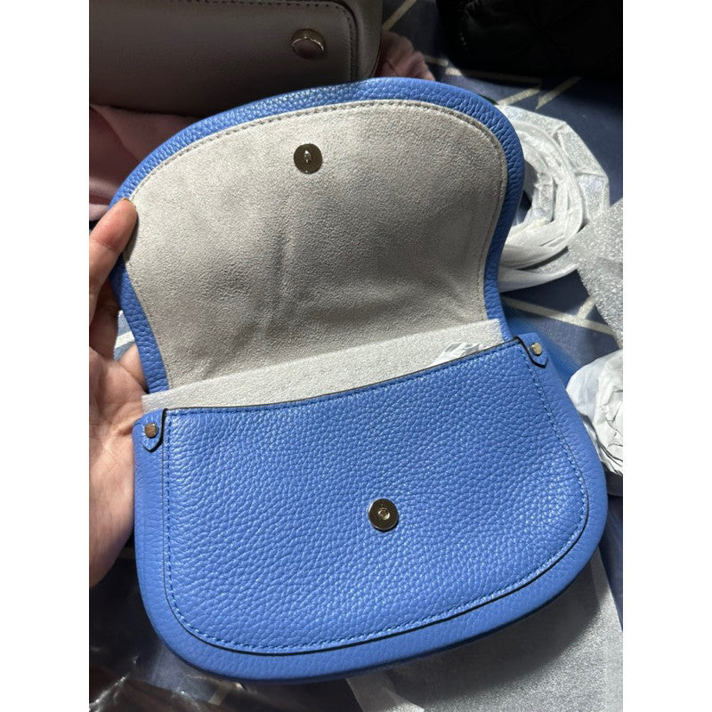 ORIG & IMPORTED KS SMALL FLAP ROULETTE CROSSBODY BAG IN BLUE