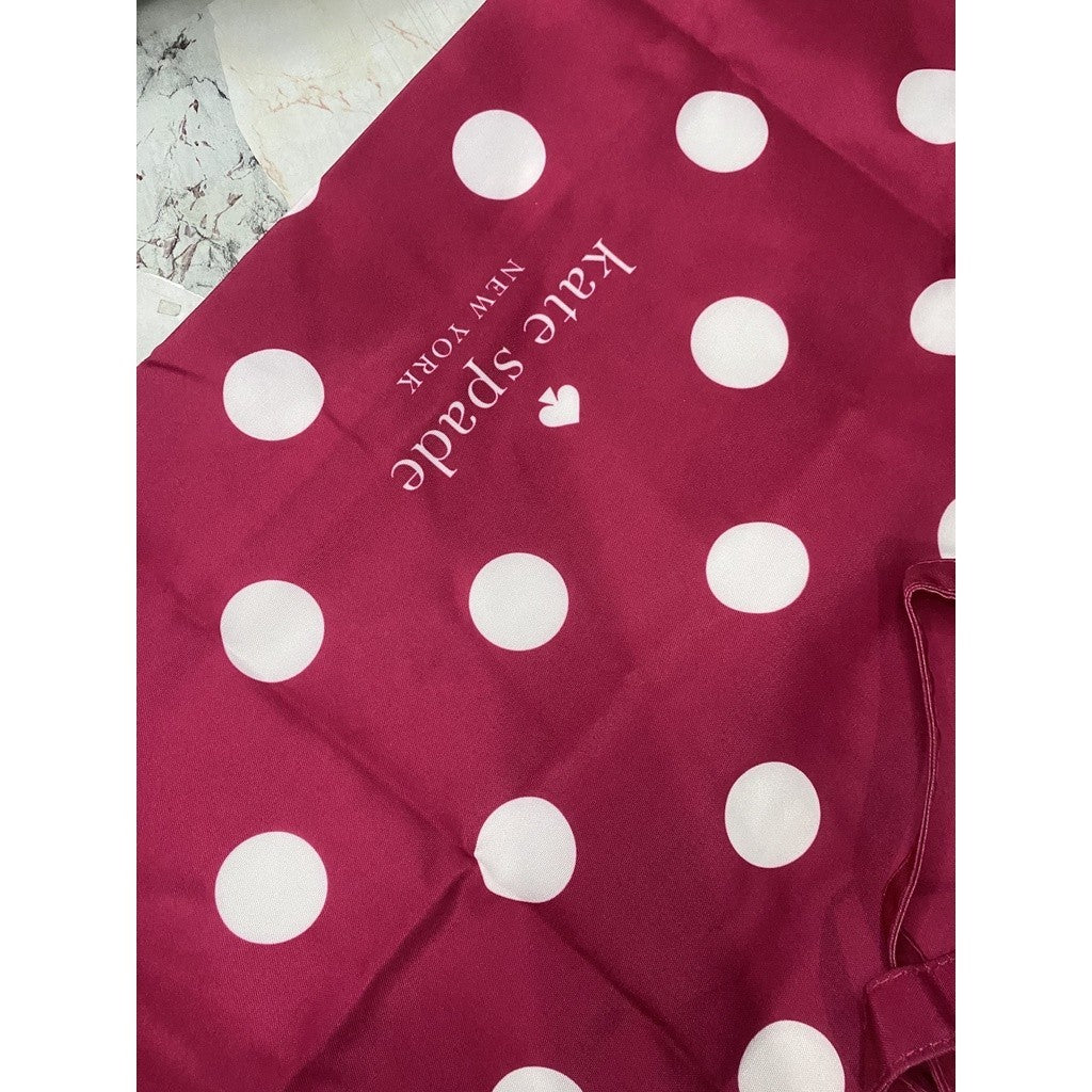 ORIG & IMPORTED KateSpde Large Dot Canvas Tote Shopper's Bag in PINK