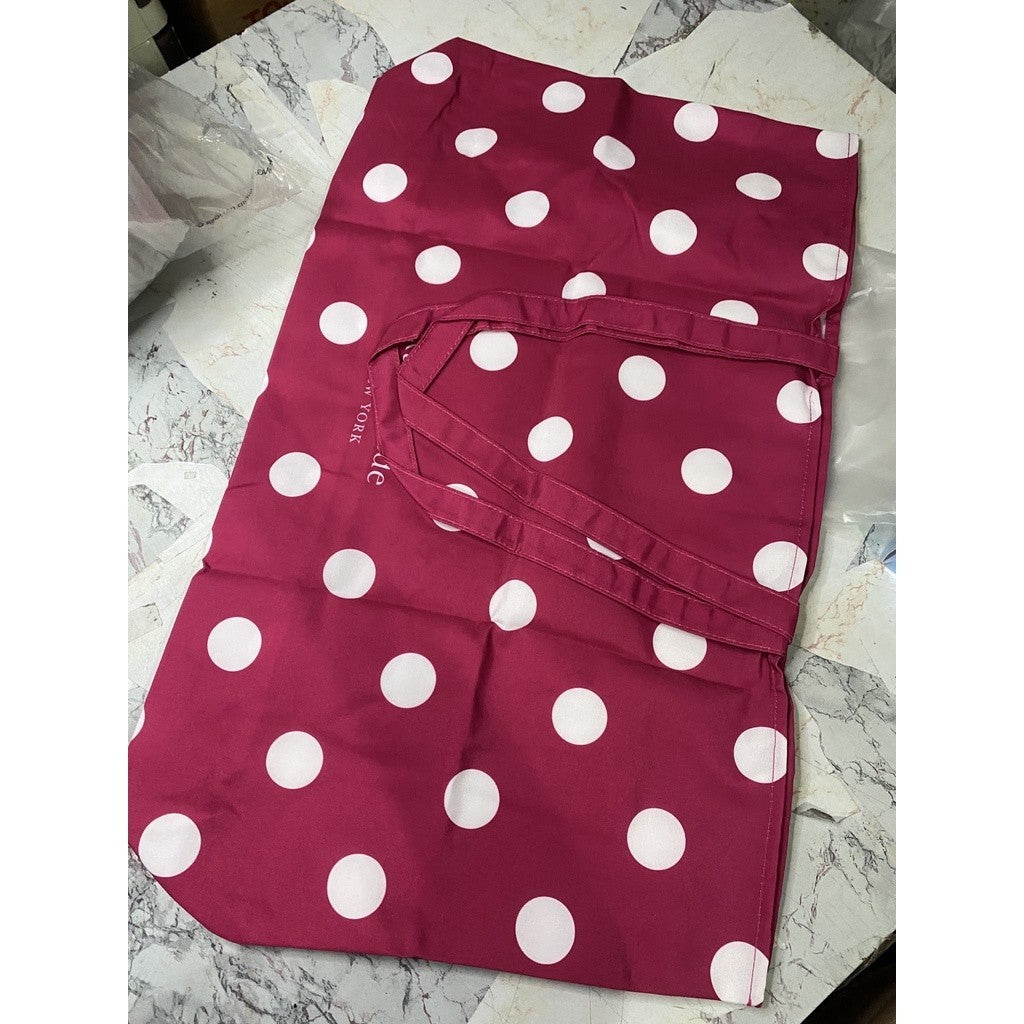 ORIG & IMPORTED KateSpde Large Dot Canvas Tote Shopper's Bag in PINK