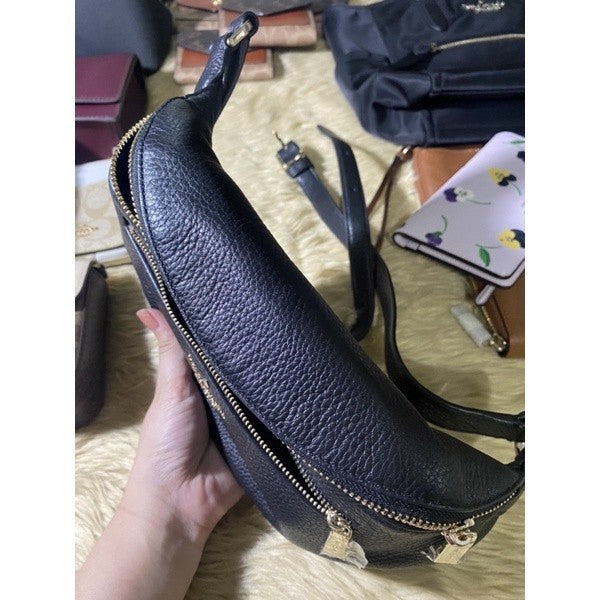 KS Leila Black Belt Bag