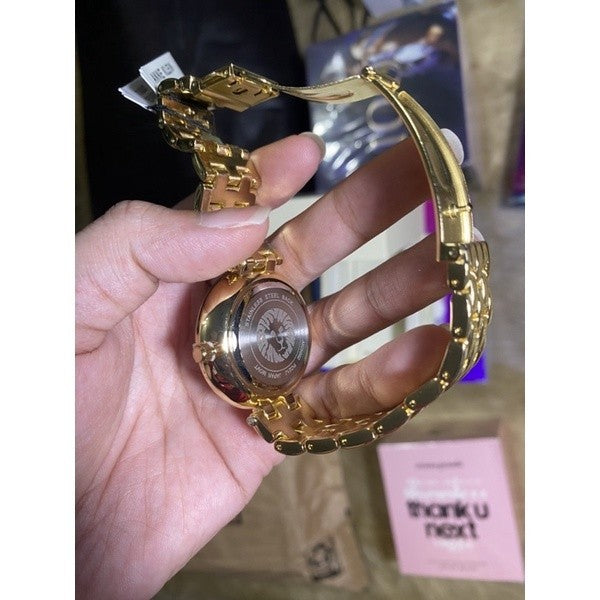 AK Klein Women's Easy to Read Bracelet Watch AK/3662WTGB