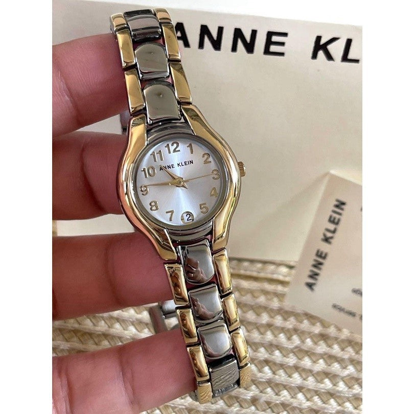 AK Klein Women's 10-6777SVTT Two-Tone Dress Watch with an Easy to Read Dial