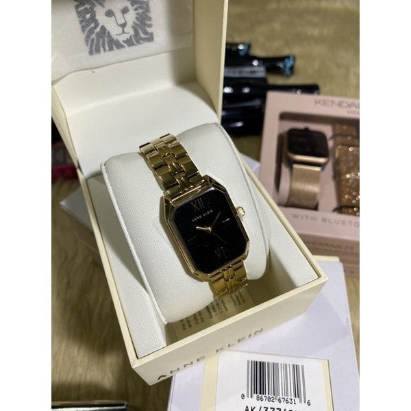 AK Klein Women's Japanese Quartz Dress Watch,Gold (Model: AK/3774BKGB)