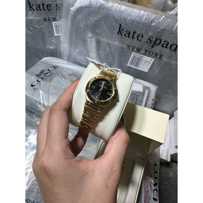 ORIG & IMPORTED AK Klein Women's Bracelet Gold Women's Watch 10/8654BKGB