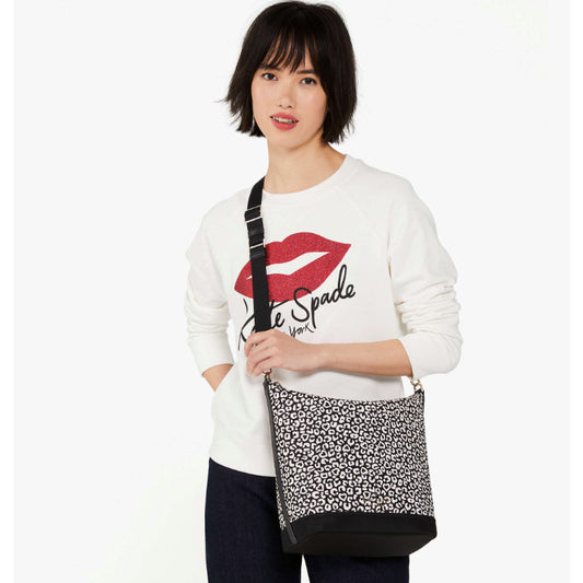 ORIG & IMPORTED KS Chelsea Leopard Duffle Crossbody Bag Leopard