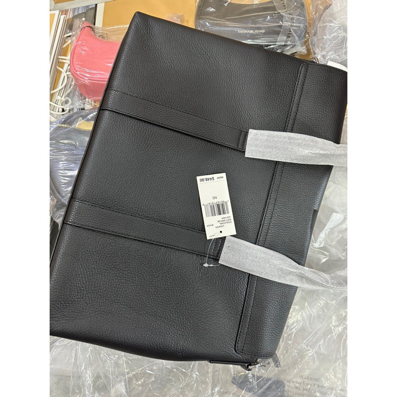 SALE! ❤️ ORIG & IMPORTED MK Cooper Pebbled Leather Briefcase Men's Laptop Bag Black