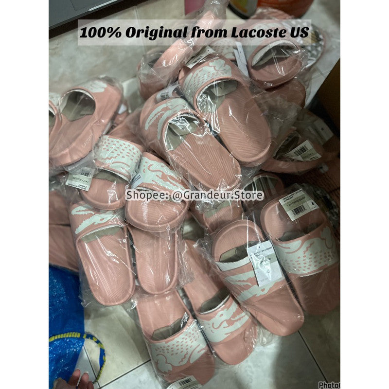 SALE! ❤️ AUTHENTIC/ORIGINAL LAC0ST Croco 2.0 Synthetic Slides Men & Women Unisex