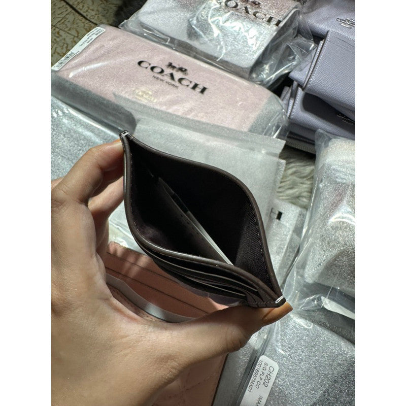 ORIG & IMPORTED CCH Mini rowan & Slim Id Card Holder Wallet Quilted With Puffy Diamond Pink/Purple