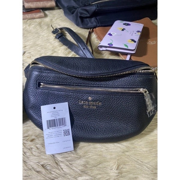 KS Leila Black Belt Bag