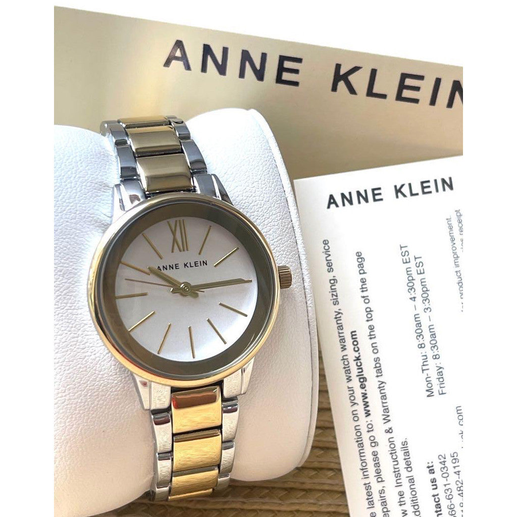 ORIG & IMPORTED AK Klein Women's Bracelet Two Tone Watch AK/3877SVTT