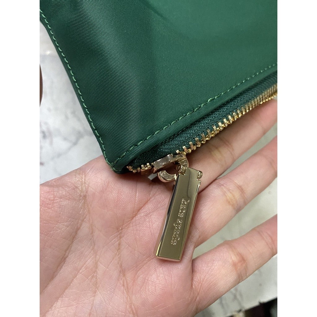 SALE! ORIG & IMPORTED KS Kitt Large Nylon Tote Bag in Deep Jade/Green