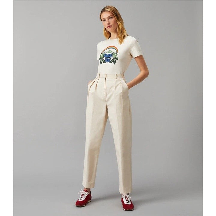 SALE! ❤️ AUTHENTIC/ORIGINAL Tory Burch Retail Olive You T-Shirt in Size Large ONLY