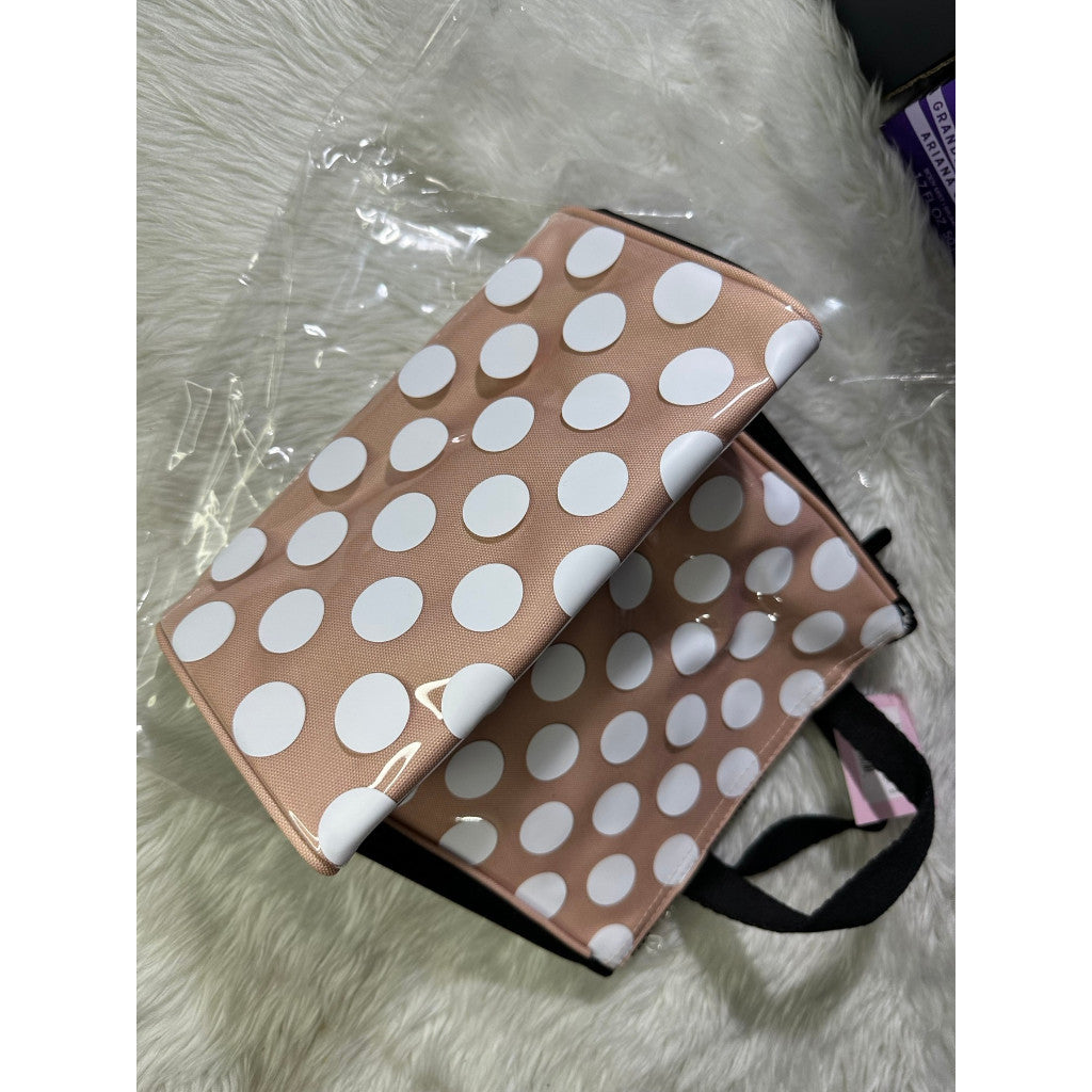 ORIG & IMPORTED KS Retail Jumbo Dot Lunch Bag Pink
