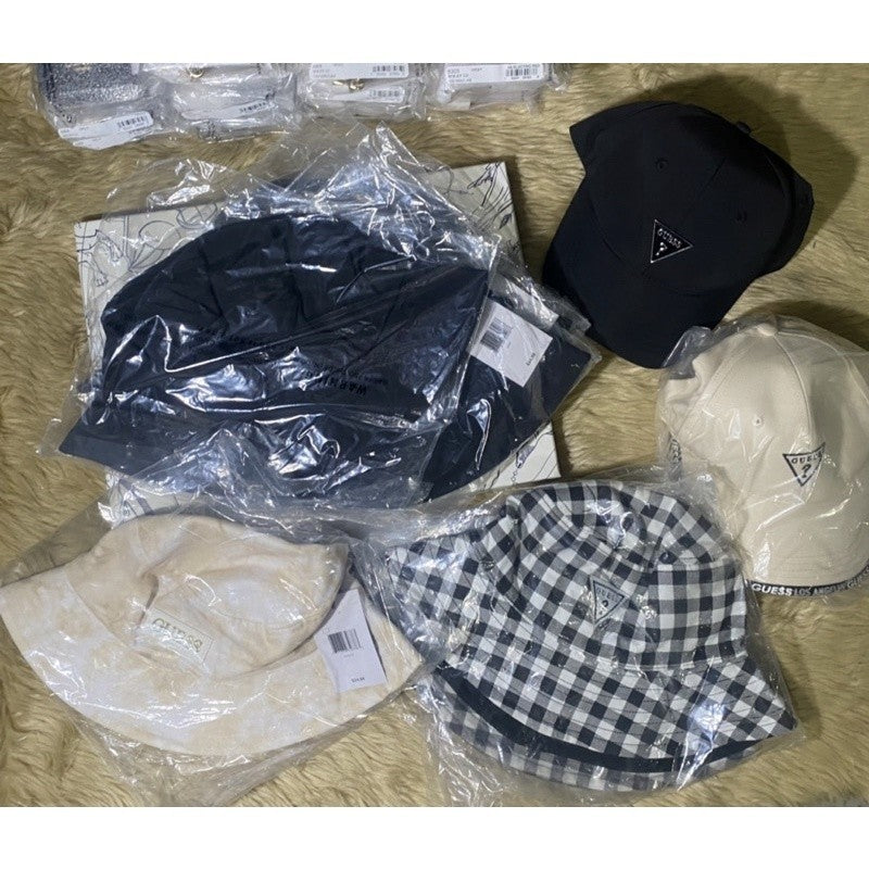 SALE! ❤️ AUTHENTIC Guess Logo Bucket Hat and Cap Nylon