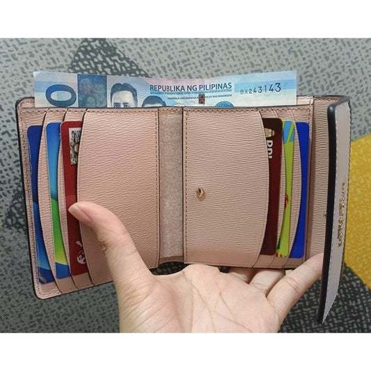 KS Booked Trifold Flap Wallet Navy Blue