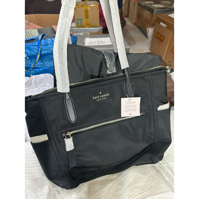 ORIG & IMPORTED KS Chelsea Nylon Baby Bag Black