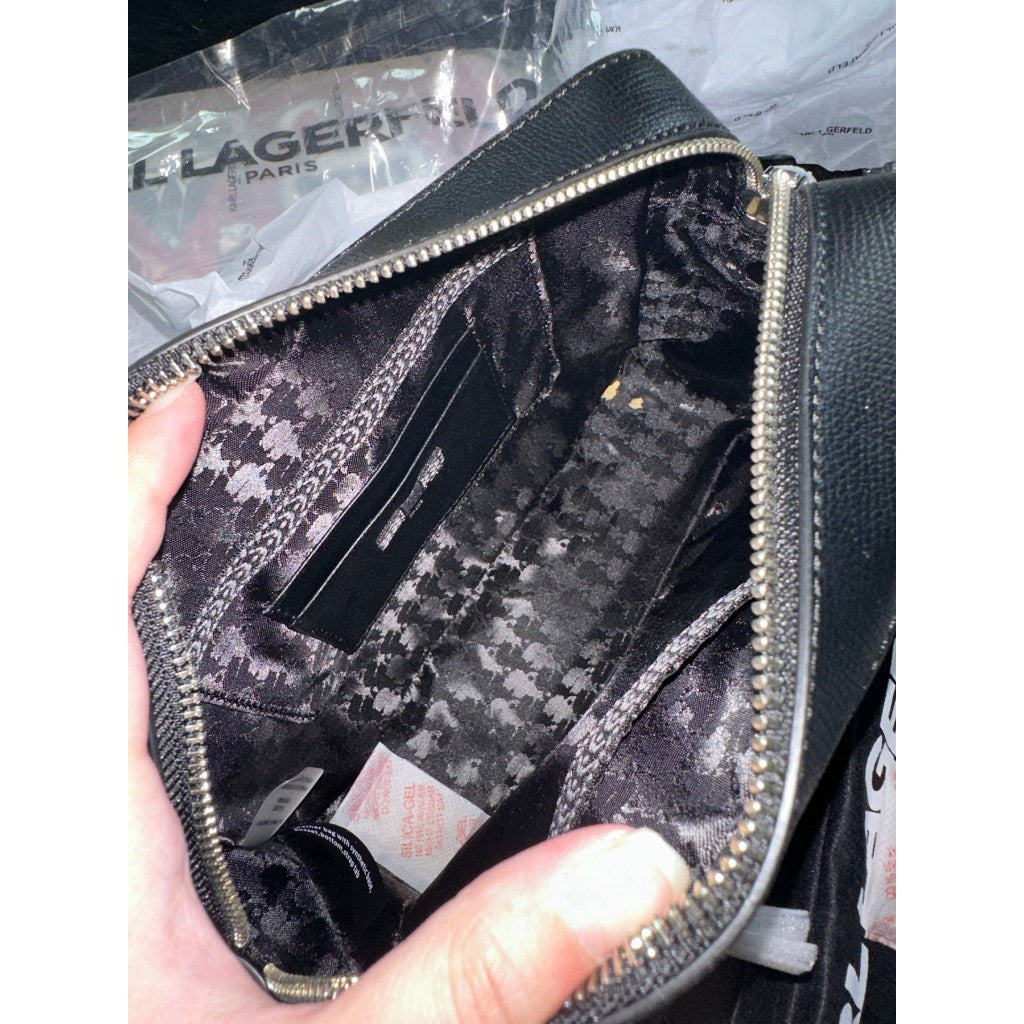 ORIG & IMPORTED Karl Lagerfeld Paris KL Ikons Red Camera Crossbody Bag