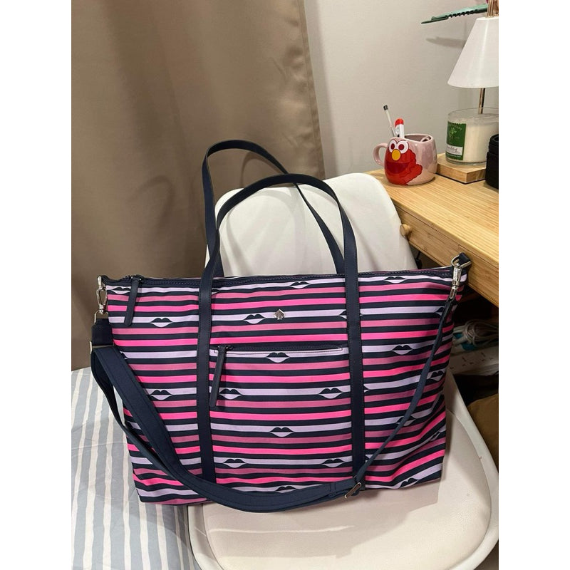 ORIG Preloved KS Jae Weekender Large Travel Nylon Pink Bag